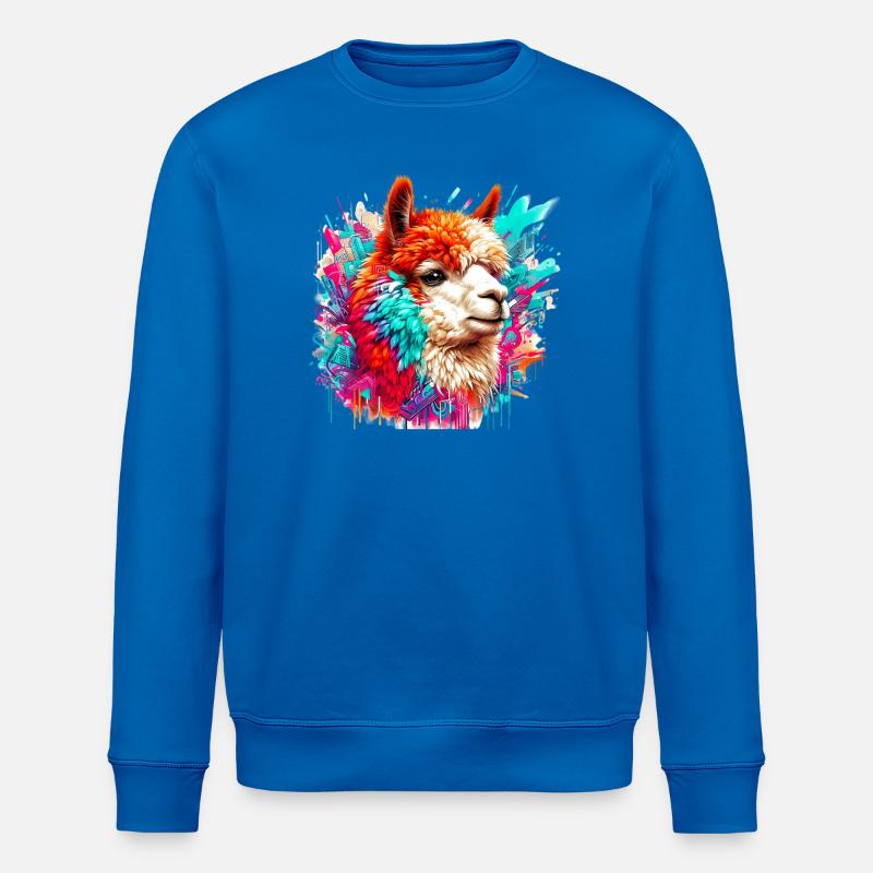 Alpaga - Sweat bio ROLLER Stanley/Stella Unisexe - bleu roi