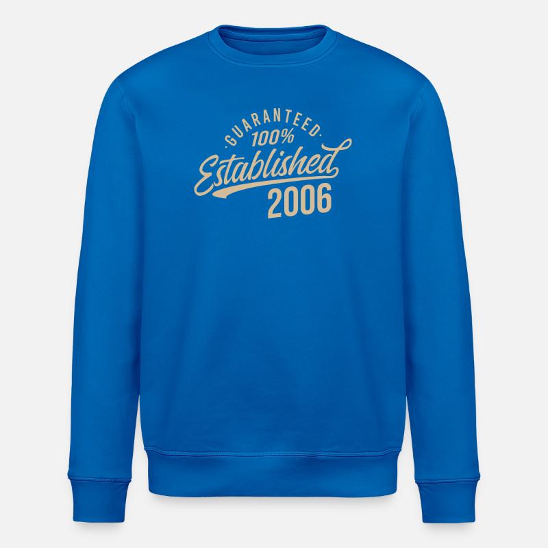 100% Established in 2006 - Stanley/Stella Unisex Bio-Sweatshirt ROLLER - Königsblau