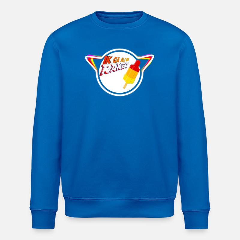 Popsicle Retro Planet - Sweat bio ROLLER Stanley/Stella Unisexe - bleu roi
