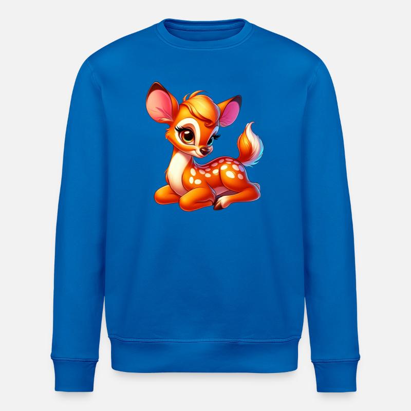 Faon - Sweat bio ROLLER Stanley/Stella Unisexe - bleu roi