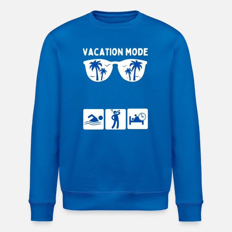 Urlaubsmodus - Stanley/Stella Unisex Bio-Sweatshirt ROLLER - Königsblau