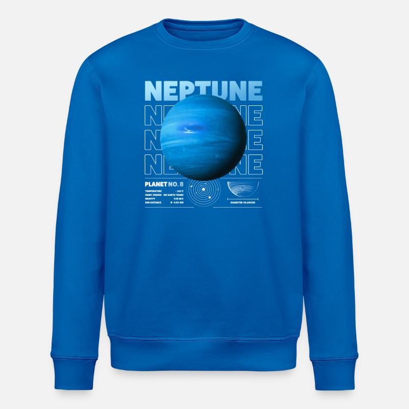 Neptun details - Stanley/Stella Unisex Bio-Sweatshirt ROLLER - Königsblau
