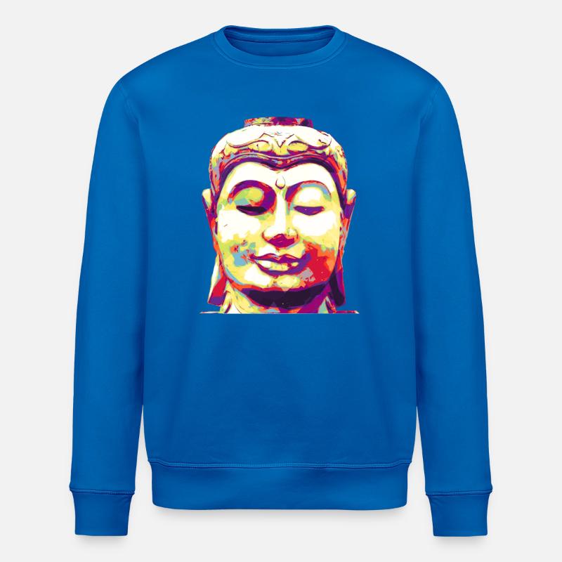Buddha - Stanley/Stella Unisex Bio-Sweatshirt ROLLER - Königsblau