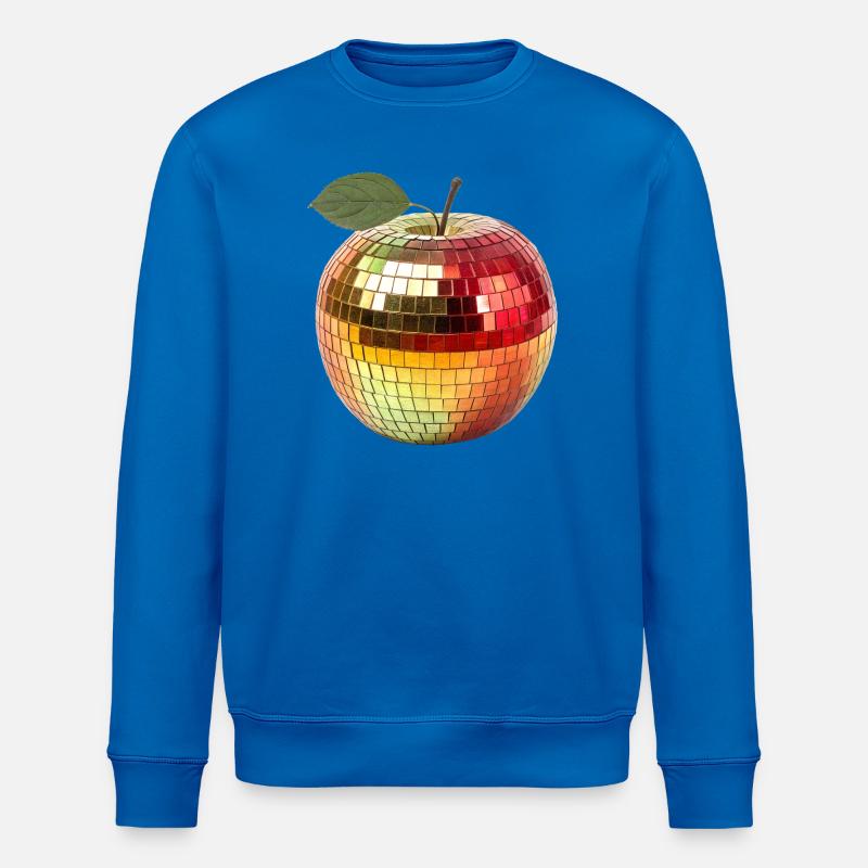 Disco Party Früchte, Apfel - Stanley/Stella Unisex Bio-Sweatshirt ROLLER - Königsblau