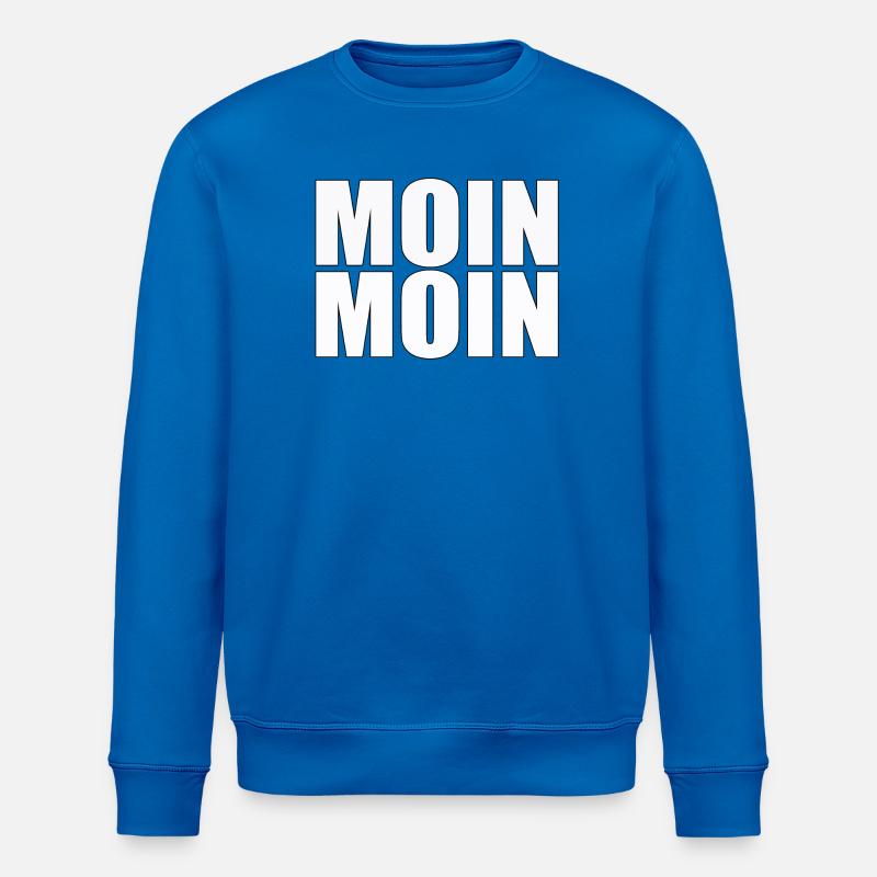 MOIN MOIN - Stanley/Stella Unisex Bio-Sweatshirt ROLLER - Königsblau