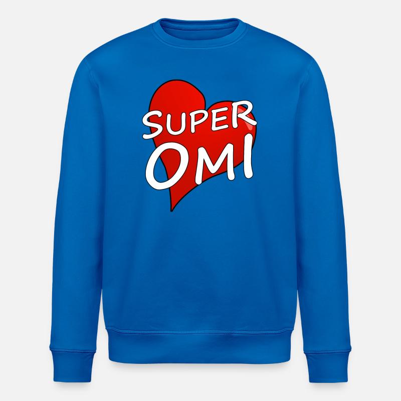 SUPER OMI - Stanley/Stella Unisex Bio-Sweatshirt ROLLER - Königsblau