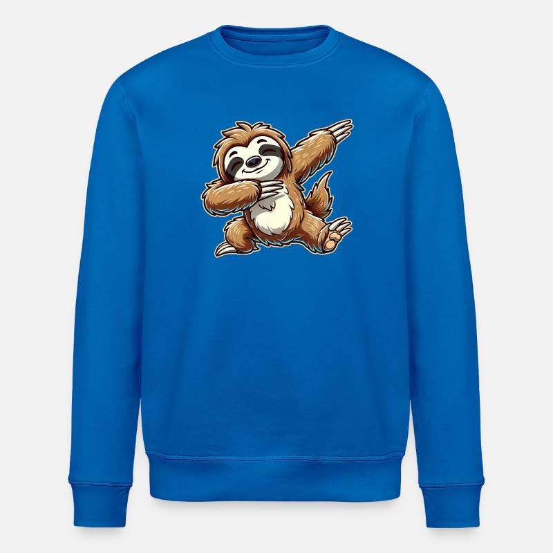 Dabbing Sloth Dab Dancing Idée cadeau - Sweat bio ROLLER Stanley/Stella Unisexe - bleu roi