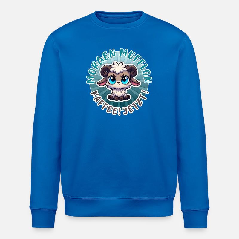 Morgenmufflon - Stanley/Stella Unisex Bio-Sweatshirt ROLLER - Königsblau
