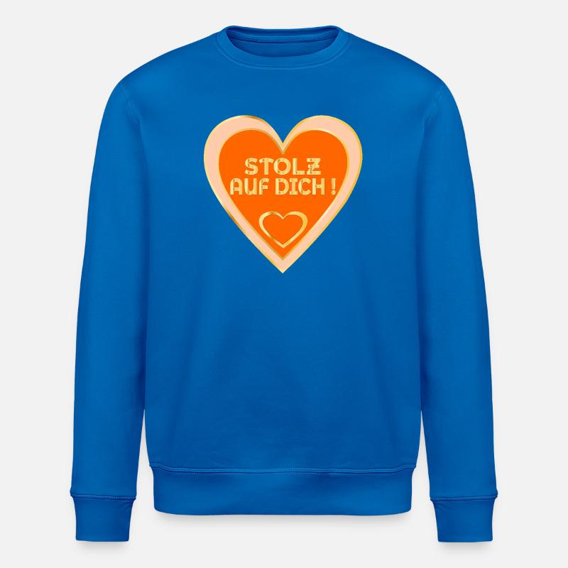 STOLZ AUF DICH - Stanley/Stella Unisex Bio-Sweatshirt ROLLER - Königsblau