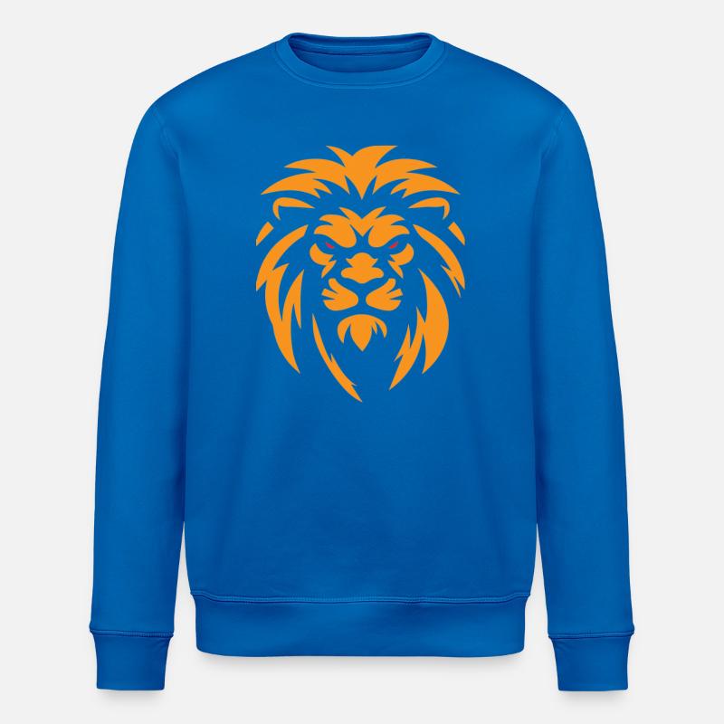 Wütender Löwe - Stanley/Stella Unisex Bio-Sweatshirt ROLLER - Königsblau
