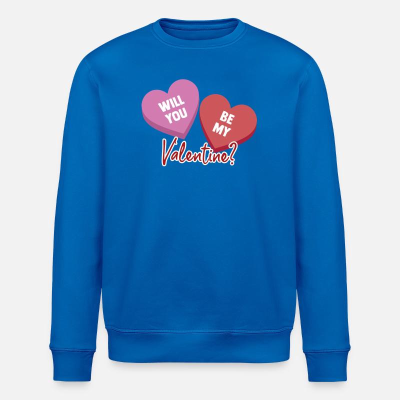 Will_You_Be_My_Valentine? - Stanley/Stella Unisex Bio-Sweatshirt ROLLER - Königsblau