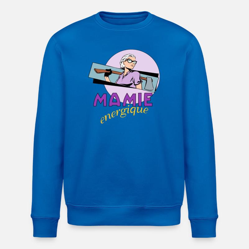 Energiegeladene Oma - Stanley/Stella Unisex Bio-Sweatshirt ROLLER - Königsblau