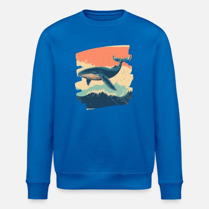 Walfisch - Stanley/Stella Unisex Bio-Sweatshirt ROLLER - Königsblau