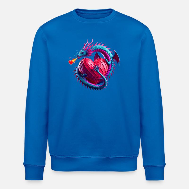Dragonheart (01) - Stanley/Stella Unisex Bio-Sweatshirt ROLLER - Königsblau