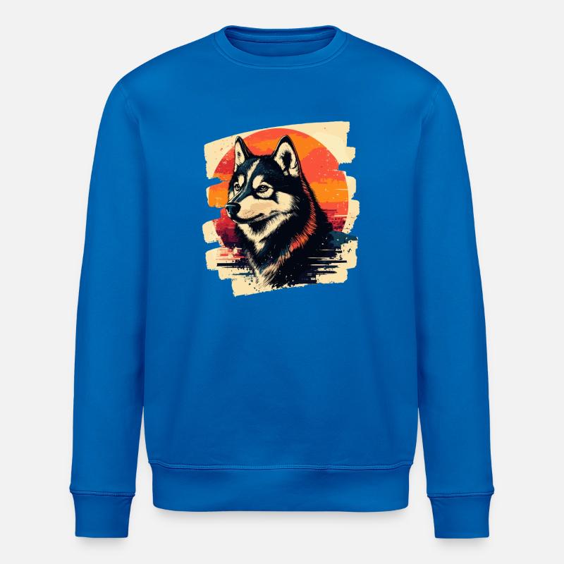 Husky - Stanley/Stella Unisex Bio-Sweatshirt ROLLER - Königsblau