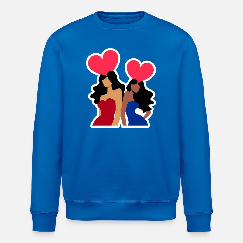 Galentine's Day 2026 Mädchen - Stanley/Stella Unisex Bio-Sweatshirt ROLLER - Königsblau