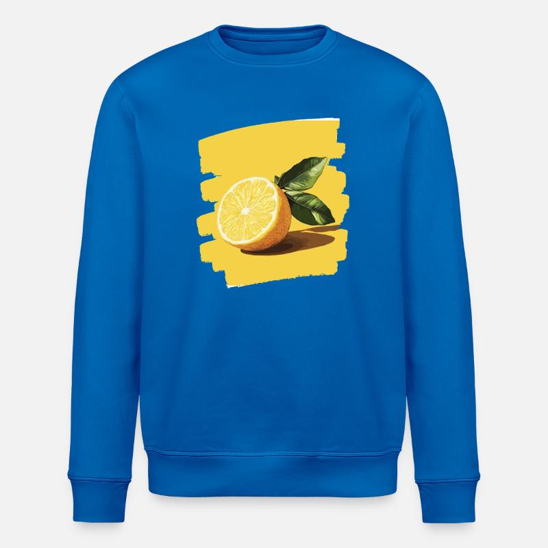 Zitrone - Stanley/Stella Unisex Bio-Sweatshirt ROLLER - Königsblau