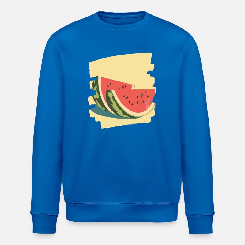 Pastèque - Sweat bio ROLLER Stanley/Stella Unisexe - bleu roi