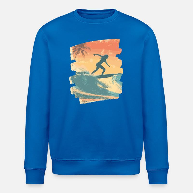 Surfer - Stanley/Stella Unisex Bio-Sweatshirt ROLLER - Königsblau