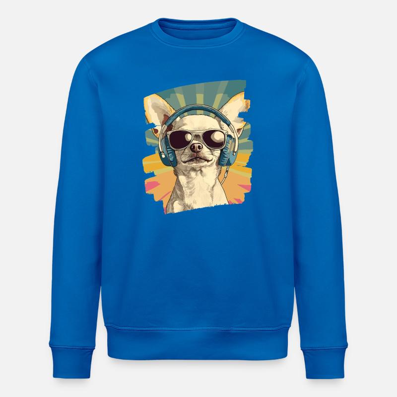 Chihuahua - Stanley/Stella Unisex Bio-Sweatshirt ROLLER - Königsblau