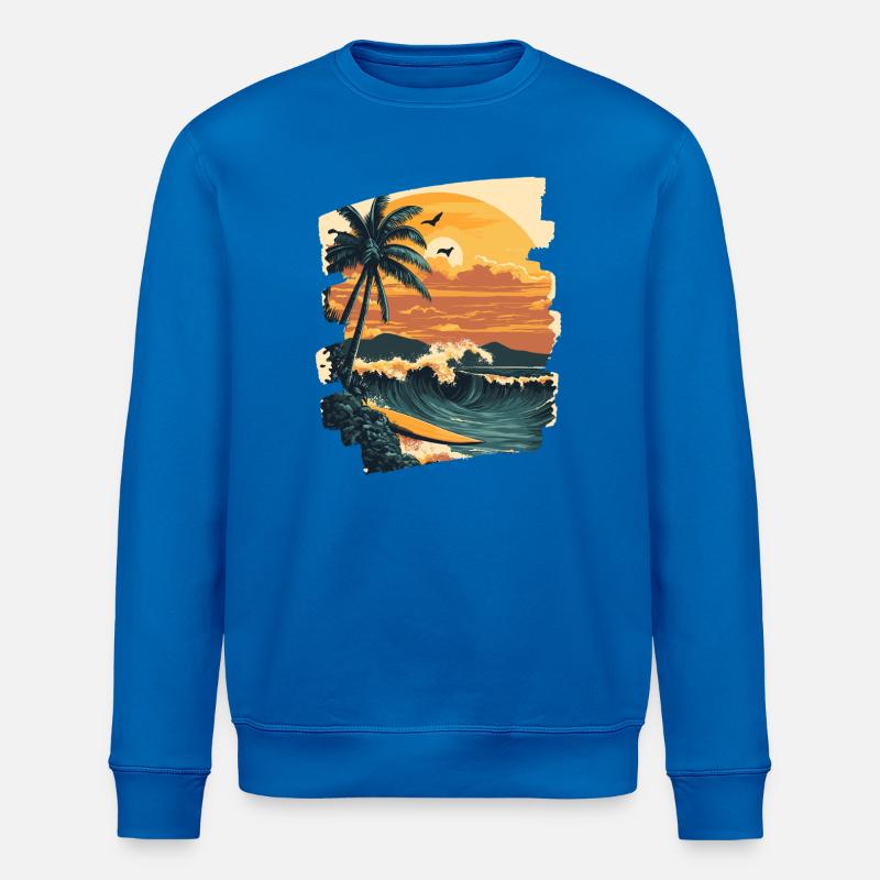 Hawaii Strand - Stanley/Stella Unisex Bio-Sweatshirt ROLLER - Königsblau