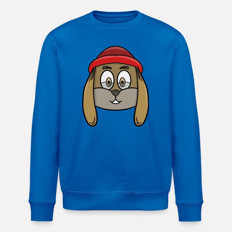 Chiot mignon - Sweat bio ROLLER Stanley/Stella Unisexe - bleu roi