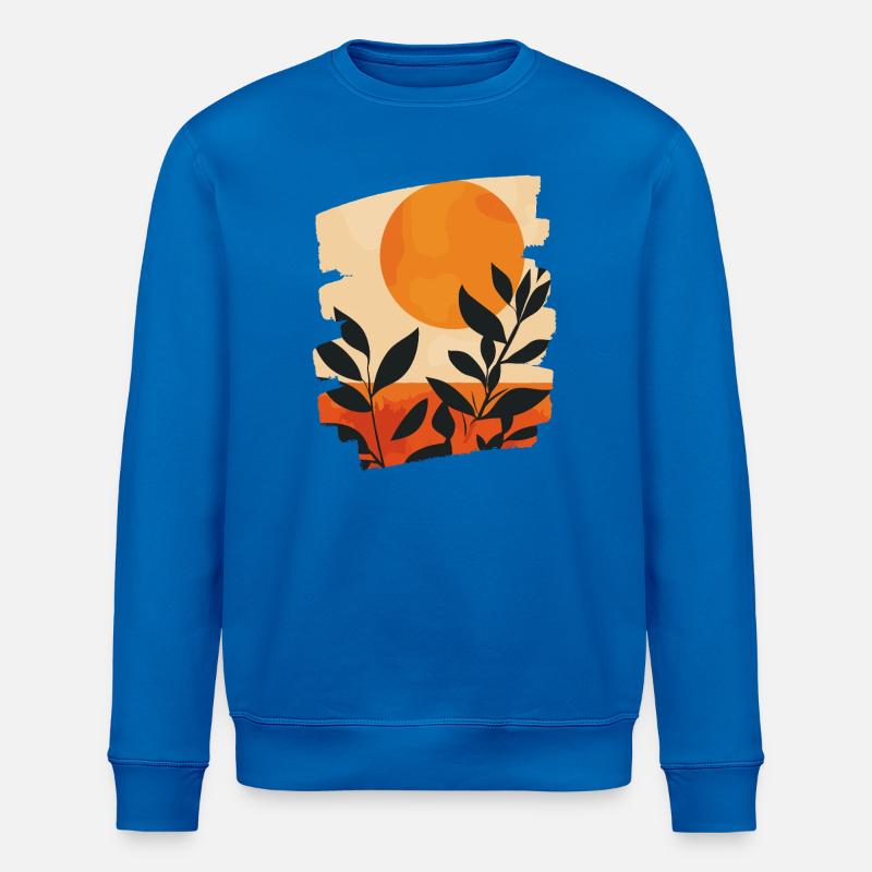 Soleil d’été - Sweat bio ROLLER Stanley/Stella Unisexe - bleu roi