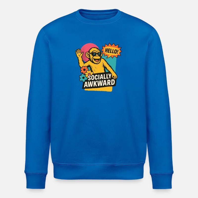 Socially Awkward - Stanley/Stella Unisex Bio-Sweatshirt ROLLER - Königsblau