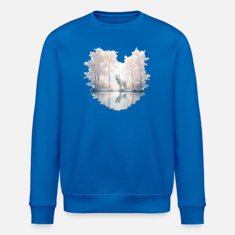 Traum Wolf - Stanley/Stella Unisex Bio-Sweatshirt ROLLER - Königsblau