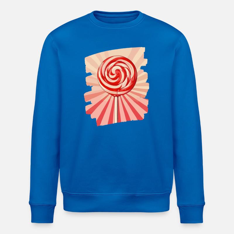 Lollipop lollipop candy candy - Stanley/Stella ROLLER Unisex Organic Sweatshirt - royal blue
