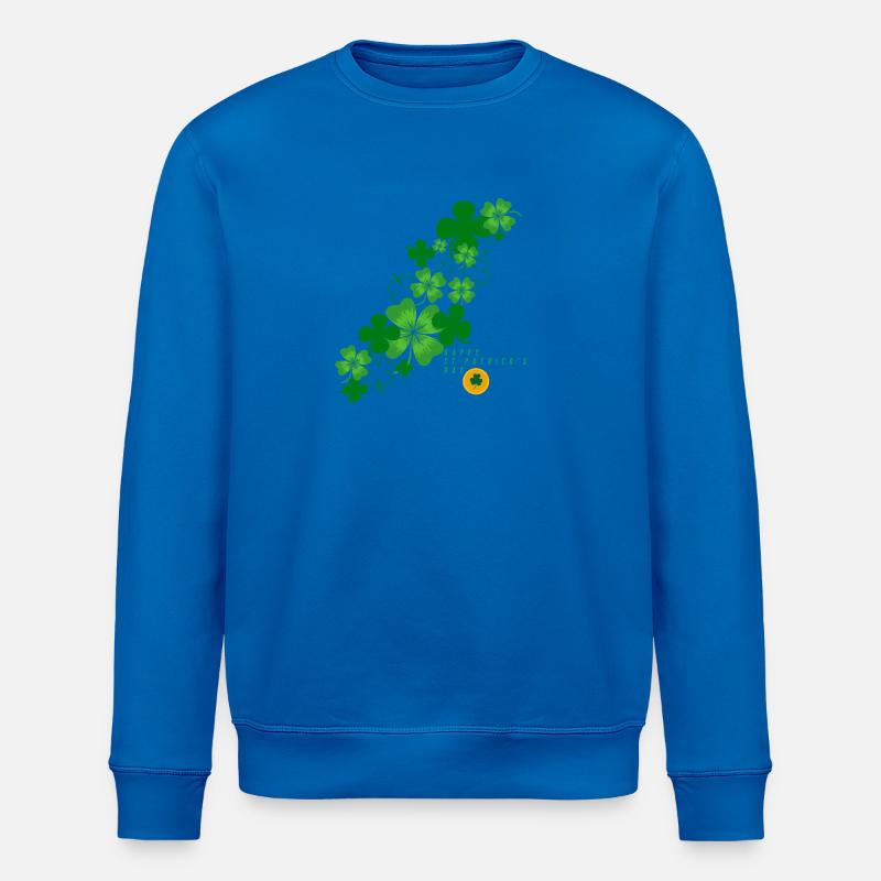 St. Patrick´s Day - Stanley/Stella Unisex Bio-Sweatshirt ROLLER - Königsblau