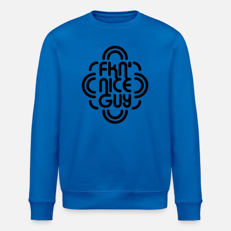 FKN Nice Guy - Stanley/Stella ROLLER Unisex Organic Sweatshirt - royal blue