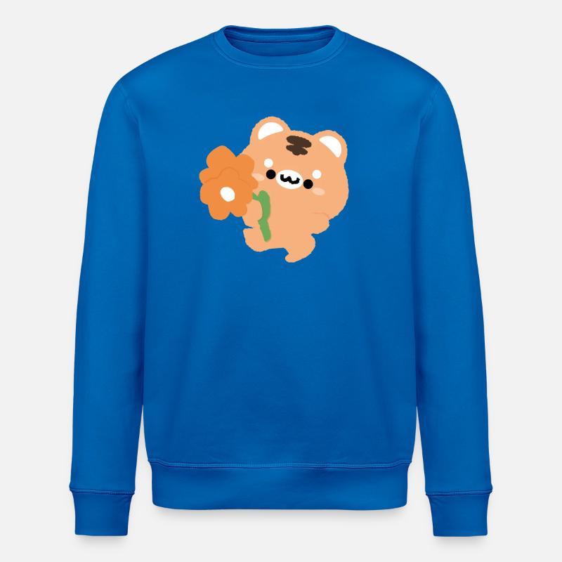 Romantischer Tiger - Stanley/Stella Unisex Bio-Sweatshirt ROLLER - Königsblau