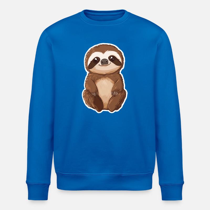 Faultier - Stanley/Stella Unisex Bio-Sweatshirt ROLLER - Königsblau