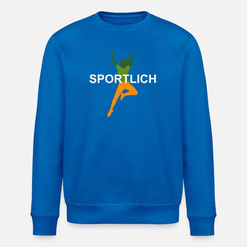 Conception de saut athlétique vive - Sweat bio ROLLER Stanley/Stella Unisexe - bleu roi