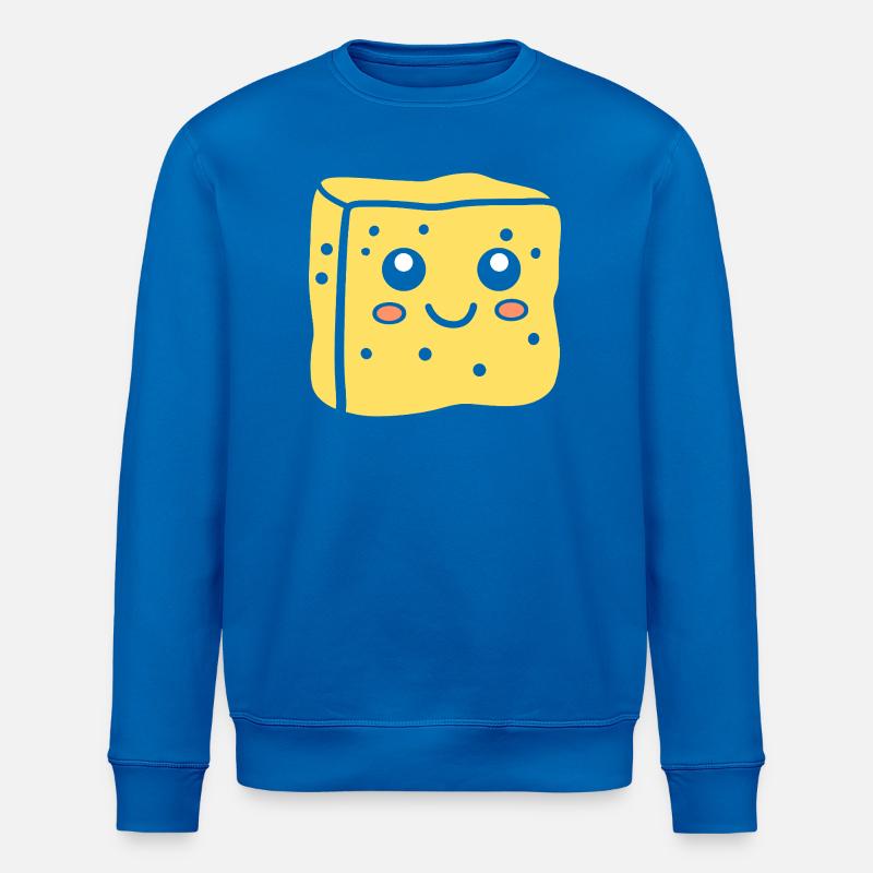 Spongeface Adorable Illustration éponge - Sweat bio ROLLER Stanley/Stella Unisexe - bleu roi