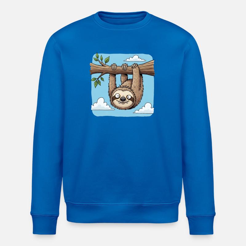 Faultier - Stanley/Stella Unisex Bio-Sweatshirt ROLLER - Königsblau