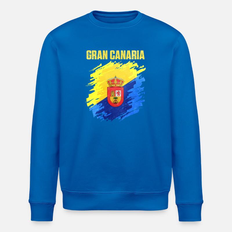 Powerful Gran Canaria club crest - Stanley/Stella ROLLER Unisex Organic Sweatshirt - royal blue