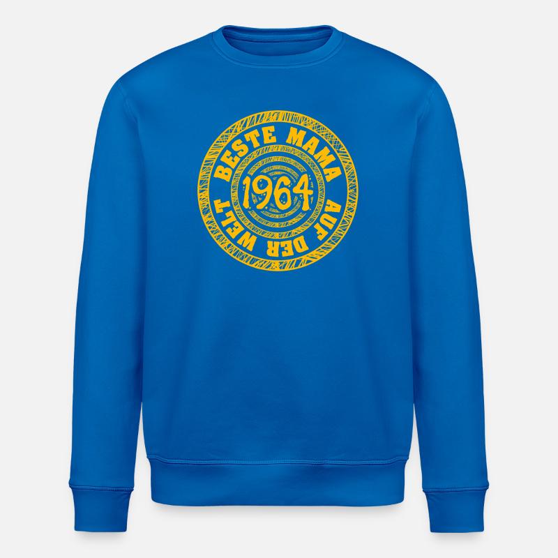 Mère 1964 - Sweat bio ROLLER Stanley/Stella Unisexe - bleu roi