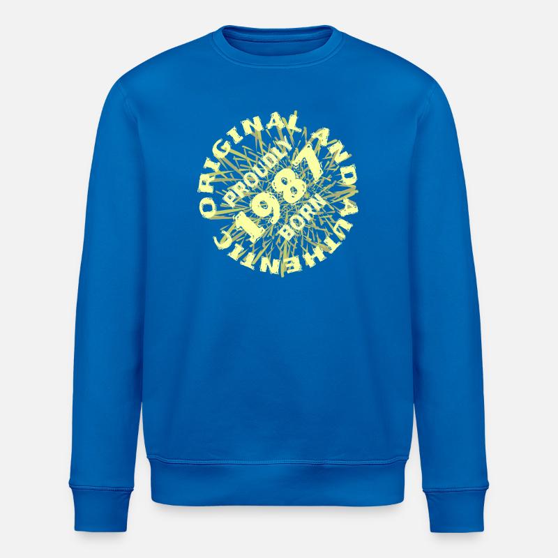 1987 - Stanley/Stella Unisex Bio-Sweatshirt ROLLER - Königsblau