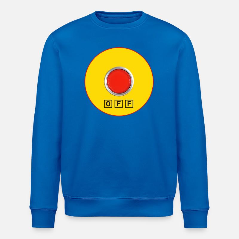 Stop for logorrheic - Stanley/Stella ROLLER Unisex Organic Sweatshirt - royal blue