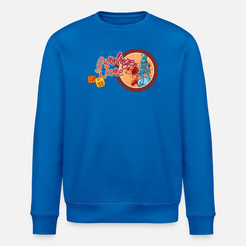 Gunslinger_Jane - Stanley/Stella Unisex Bio-Sweatshirt ROLLER - Königsblau