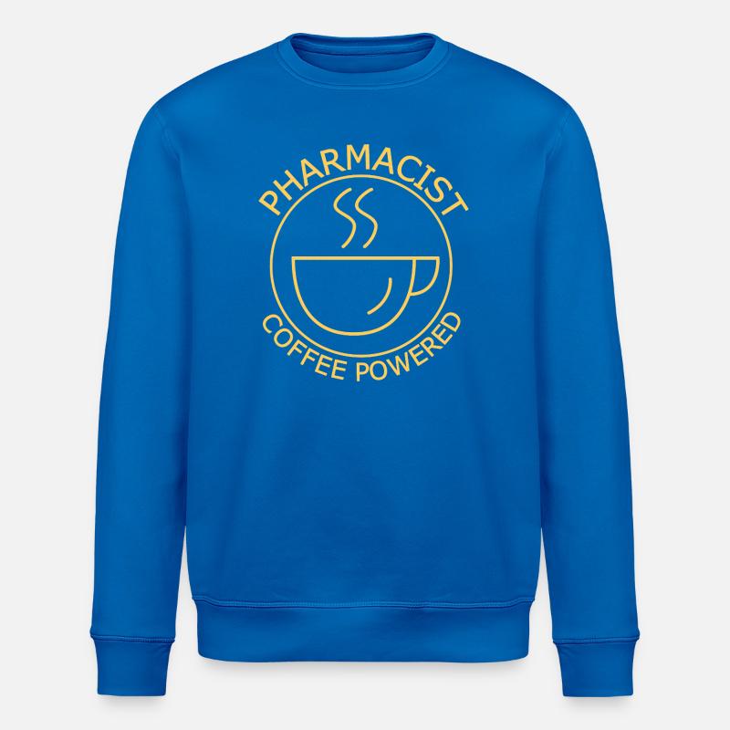 Pharmacist Coffee Powered  - Stanley/Stella Unisex Bio-Sweatshirt ROLLER - Königsblau