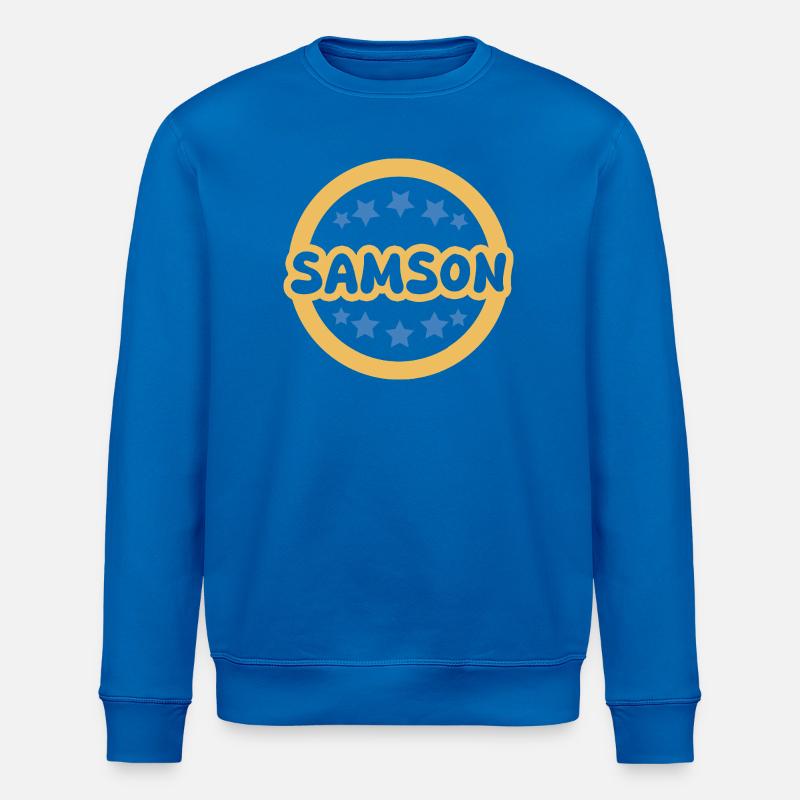 Lettrage Galactic Sampson pour Samson - Sweat bio ROLLER Stanley/Stella Unisexe - bleu roi