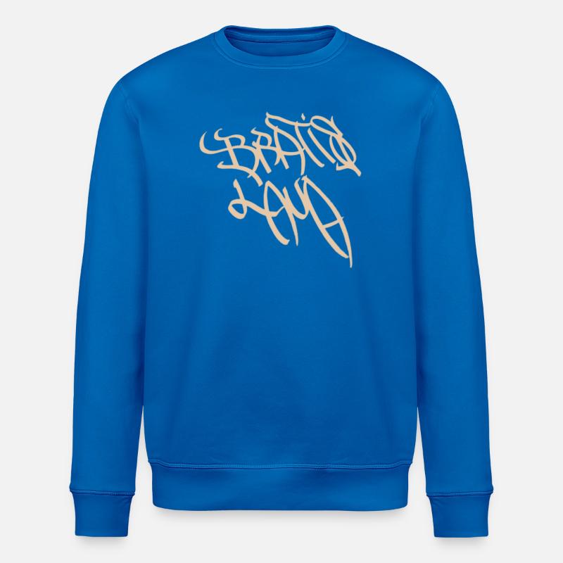 Abstract graffiti sketches from Bratislava - Stanley/Stella ROLLER Unisex Organic Sweatshirt - royal blue