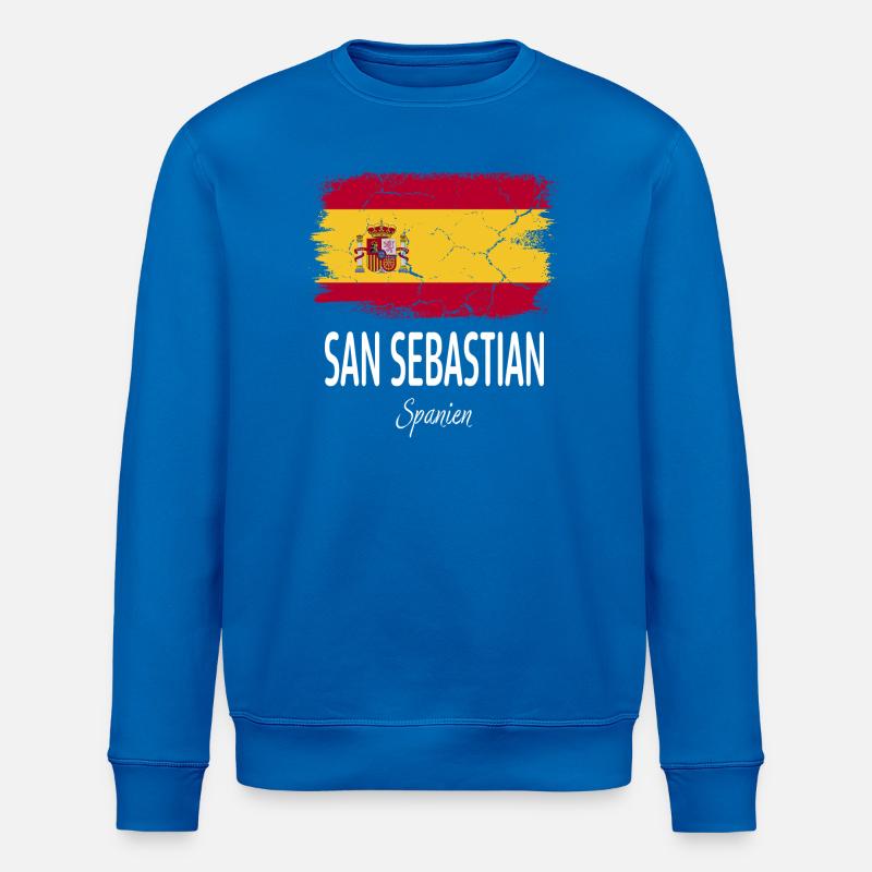 Saint-Sébastien - Sweat bio ROLLER Stanley/Stella Unisexe - bleu roi
