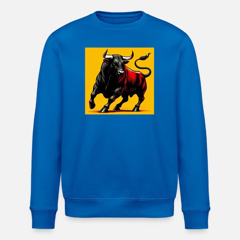 bull - Stanley/Stella ROLLER Unisex Organic Sweatshirt - royal blue