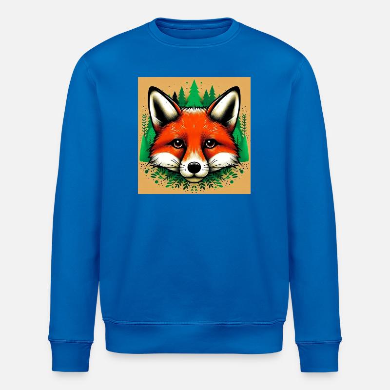 fox - Stanley/Stella ROLLER Unisex Organic Sweatshirt - royal blue