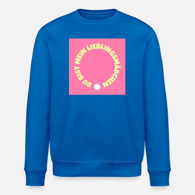 Du bist mein Lieblingsmädchen - Stanley/Stella Unisex Bio-Sweatshirt ROLLER - Königsblau