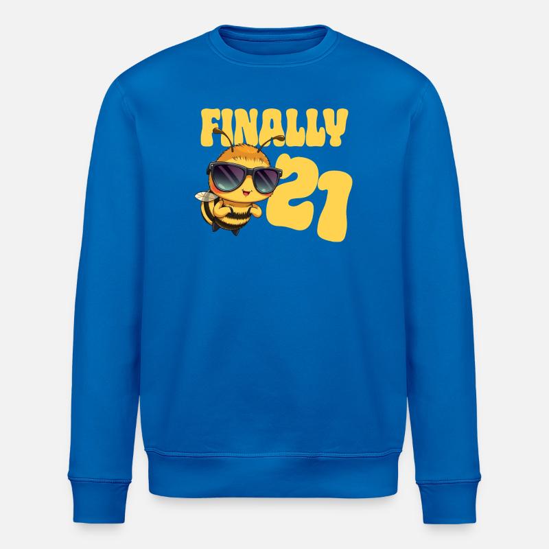 Finally 21 - Stanley/Stella ROLLER Unisex Organic Sweatshirt - royal blue